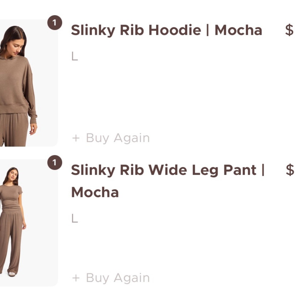 nuuds Slinky Rib Hoodie - Mocha